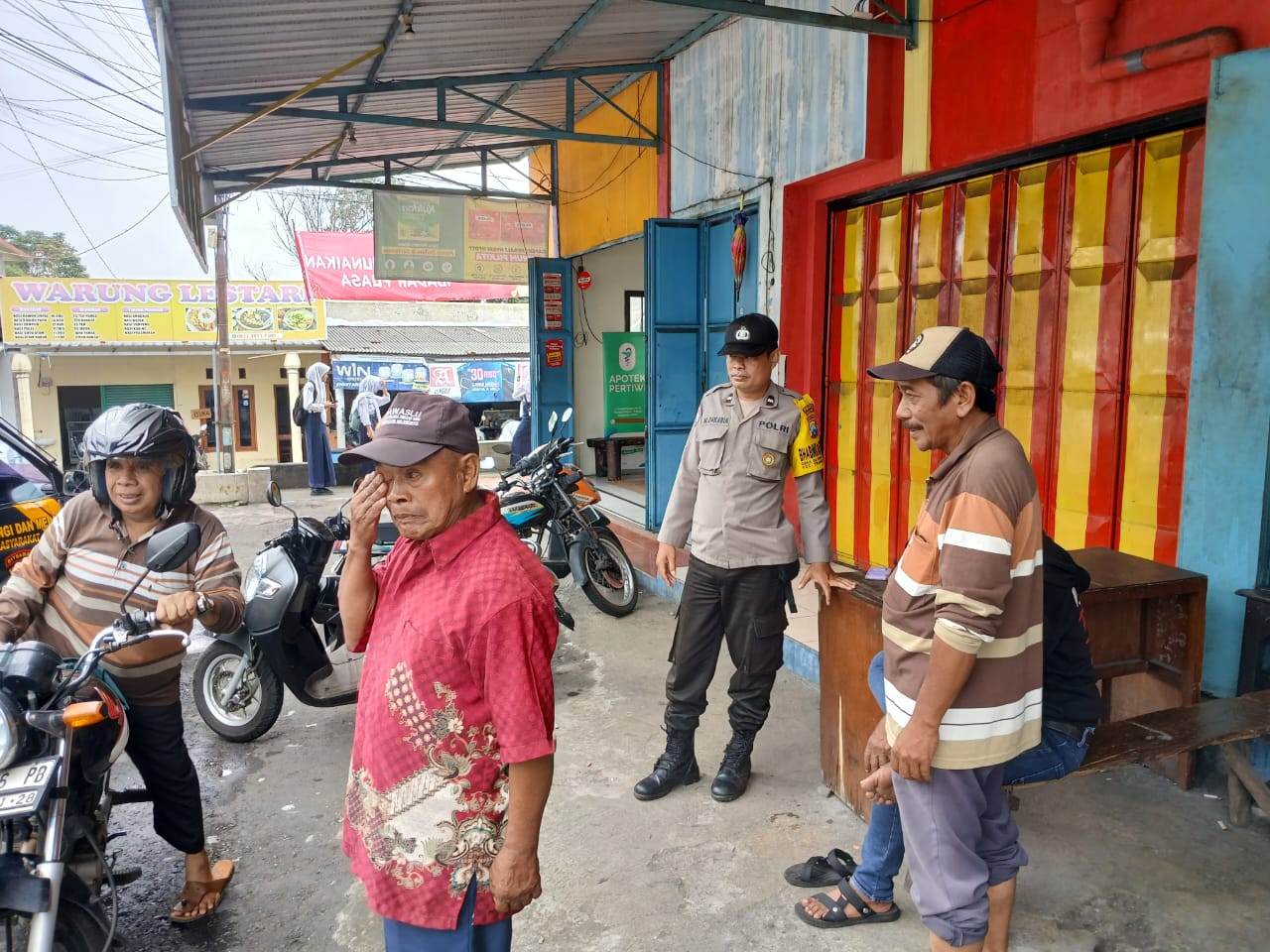 Polsek Trawas Gelar Patroli Cooling System Harkamtibmas, Imbau Warga Jaga Keamanan Selama Ramadhan
