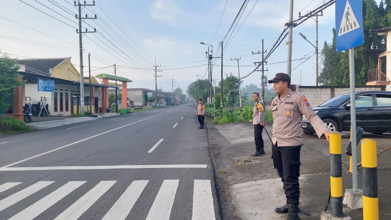 Ramadan Aman Tanpa Balap Liar, Polsek Dlanggu Intensifkan Patroli Subuh