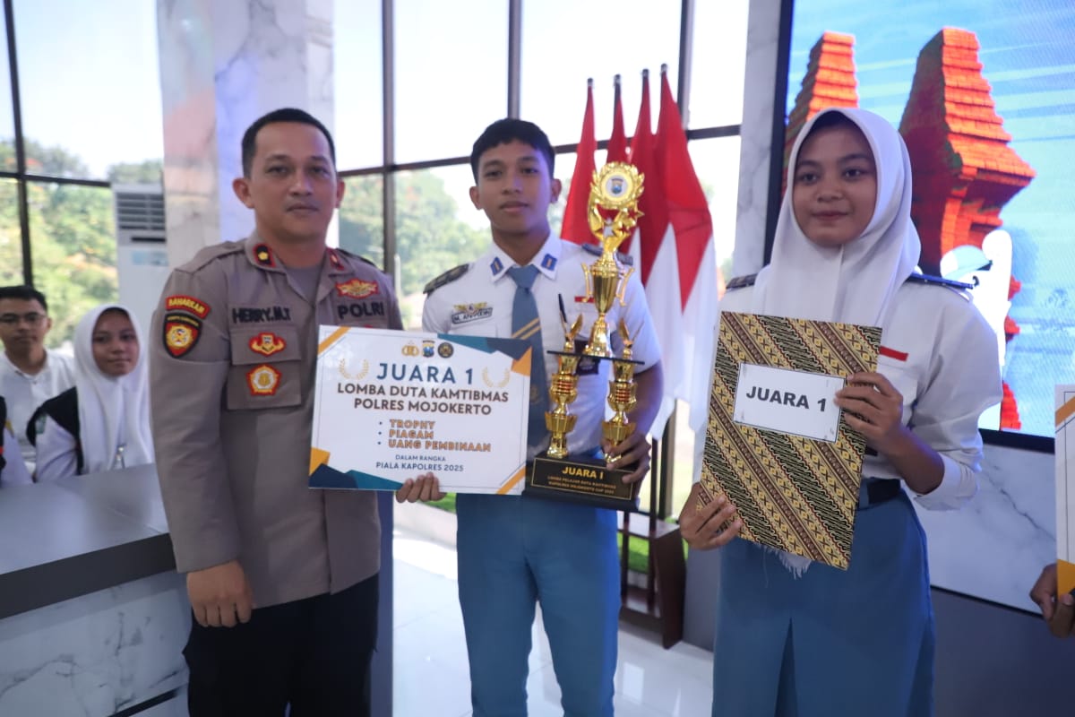 Beri Pelajar Wawasan Nusantara, Polres Mojokerto Adakan Lomba Cerdas Cermat Dan Duta Kamtibmas